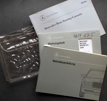 Mercedes-Benz 260 SE - 300 SEL 1990 komplette Fahrzeugmappe  mit Betriebsanleitung (7704)